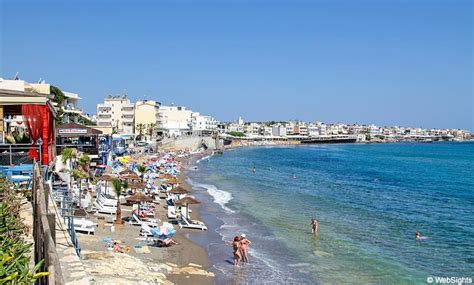 Hersonissos beaches - narrow town beaches | Crete Beaches