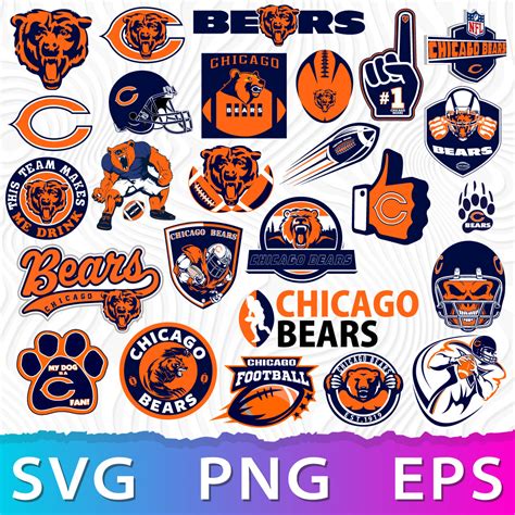 Chicago Bears Logo SVG, Chicago Bears Logos, Logo Chicago Be | Inspire ...