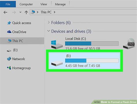 How to Format a Flash Drive (with Pictures) - wikiHow