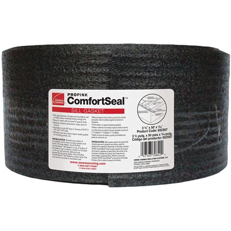 Owens Corning 3.5 In. x 50 Ft. Black Polyethylene Foam Sill Sealer | Do it Best