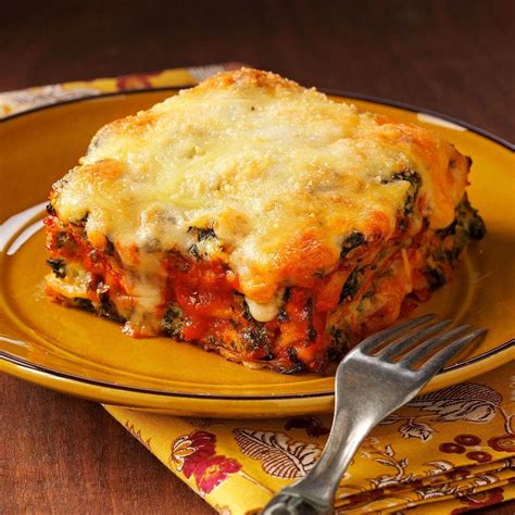 Spinach Lasagna Recipe | Taste of Home