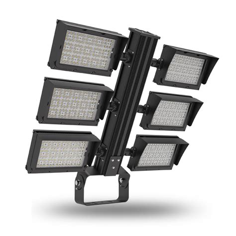 1800W LED Stadium Light Fixtures - LED Stadium Sports Lighting Design - Football Field LED Flood ...