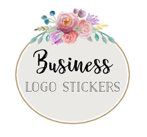 Business Logo Labels Custom Stickers from eight28designs on Etsy Studio