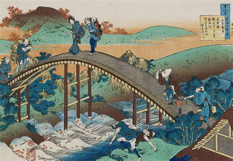 KATSUSHIKA HOKUSAI (1760-1849) POEM BY ARIWARA NO NARIHIRA ASON | EDO ...