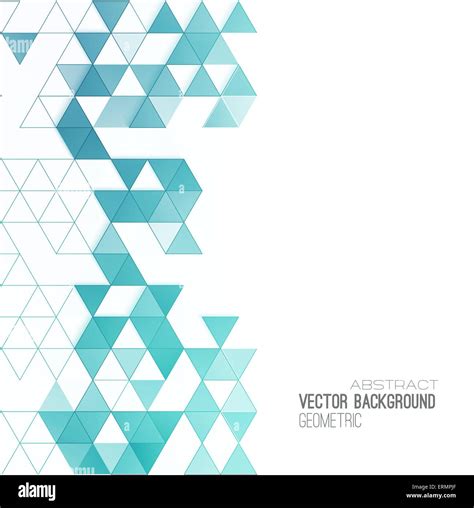 Abstract geometric background with color triangles. Vector illustration. Brochure design Stock ...