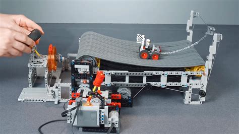 Functional Classic Car Simulation Video Game Created With LEGO Technic