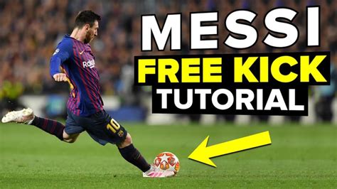 How to shoot free kicks like LIONEL MESSI | Learn Messi - Lionel Messi