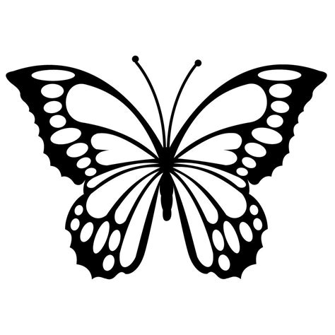 Free SVG Files | SVG, PNG, DXF, EPS | Butterfly Silhouette