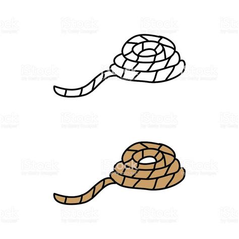 cartoon drawing of a rope | Free vector art, Cartoon drawings, Stock ...