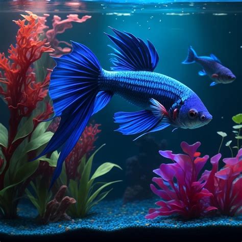 Premium AI Image | Betta fish in the aquarium