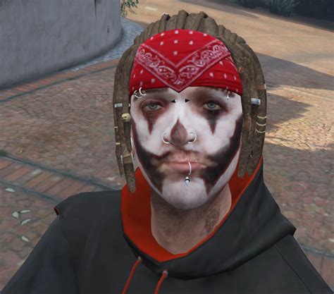 Juggalo face paint Wade - GTA5-Mods.com