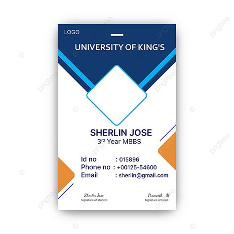 University Id Card Template Template Download on Pngtree