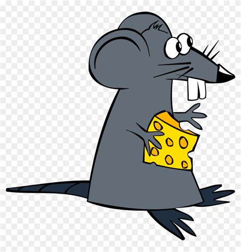 Png Rat Clipart - Rat Cartoon No Background, Transparent Png - 958x958 ...