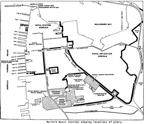 Naval Station Norfolk Map - United States Map