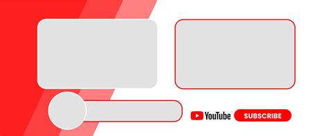 Youtube Channel Cover Wireframe. Youtube Banner For Design Your Channel ...