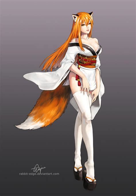 Lady Kitsune by Rabbit-Edge on DeviantArt