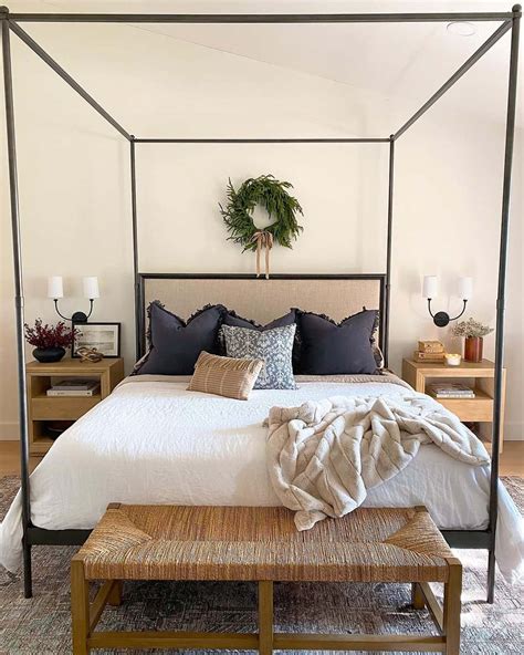 Metal Framed Canopy Bed Inspiration - Soul & Lane