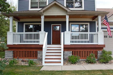 Front Porch Railings Ideas Patio Railing Decks Columns Intended For ...