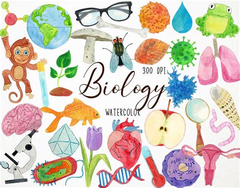 Watercolor Biology Clipart Biologist Clipart Science Clip Art Library | The Best Porn Website