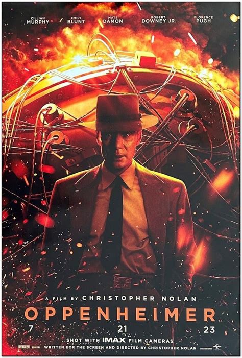 OPPENHEIMER 2023 Original 27X40 Movie Poster Advance Style c CILLIAN MURPHY A-bomb Florence Pugh ...