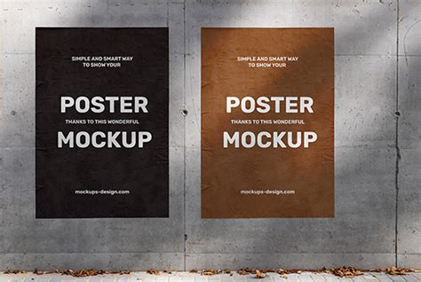 Poster wall mockup - Instant Download