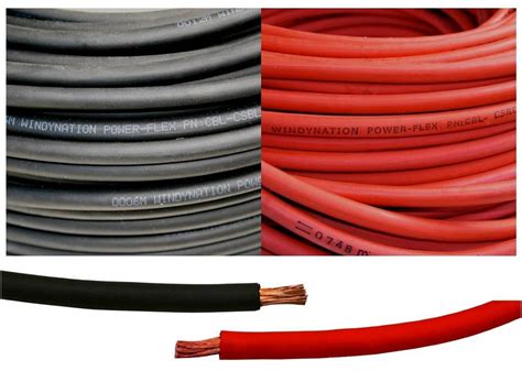 Buy 6 Gauge 6 AWG 20 Feet Black + 20 Feet Red Welding Battery Pure ...