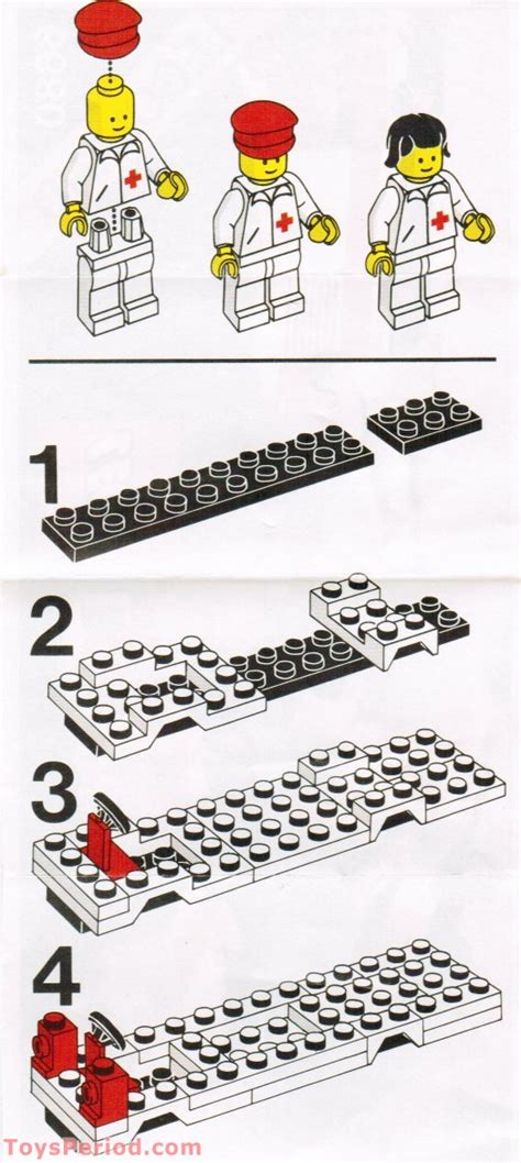 LEGO 6680 Ambulance Instructions and Parts List