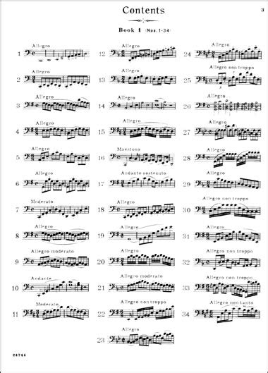 Exercises for Violoncello - Book 1