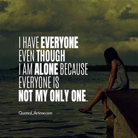 Sad Feeling Quotes Alone