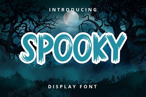 Spooky Font by Brilian · Creative Fabrica