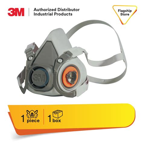 3M™ Half Facepiece Reusable Respirator, 6100/6200/6300 | Shopee Singapore