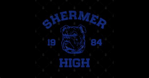 Shermer High 1984 - vintage logo - Shermer High School - Posters and Art Prints | TeePublic