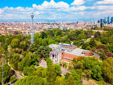 Torre Branca Tower in Milan Stock Photo | Adobe Stock