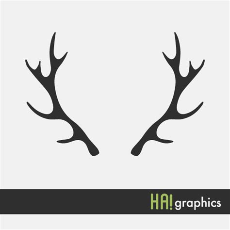 Elk Antler Silhouette at GetDrawings | Free download