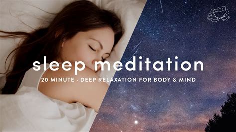 Guided Sleep Meditation & Deep Relaxation 🌙 - YouTube