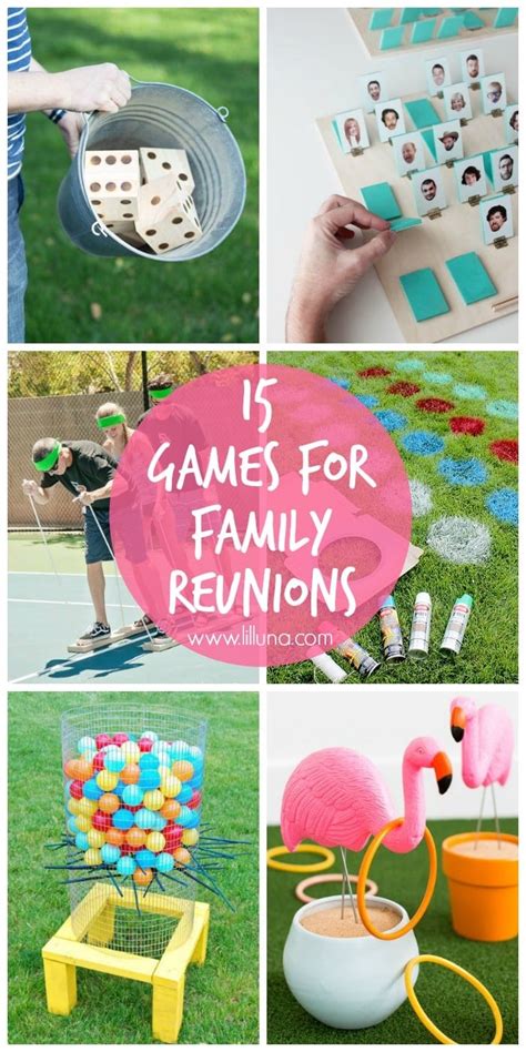 15 Family Reunion Game Ideas - Lil' Luna