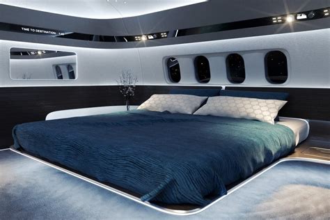 Luxury Private Jet Interior