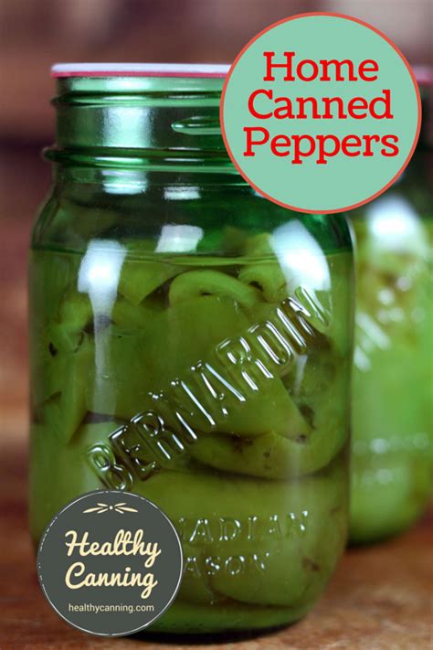 Canning plain peppers - Healthy Canning