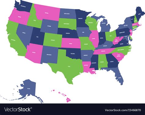 Picture Of A Map Of The United States Of America