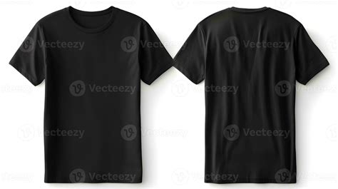 blank black t shirt mockup, close up black t-shirt on white background , 23729510 Stock Photo at ...