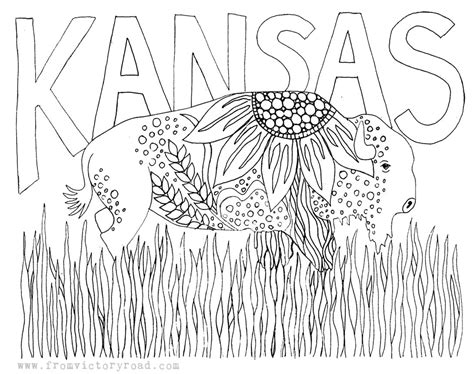 Kansas State Bird Coloring Page Coloring Pages