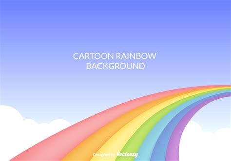 Cartoon Rainbow Vector Background 110503 Vector Art at Vecteezy