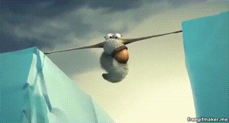 Image - Scrat Falling Down.gif | Ice Age Wiki | FANDOM powered by Wikia