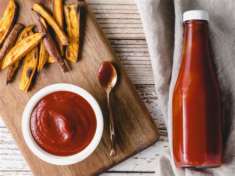 Crispy Baked French Fries - Homemade Tangy Ketchup