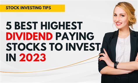 5 Best Highest Dividend Paying Stocks to Invest in 2023 - Finances Rule