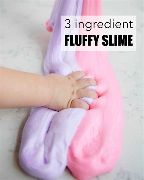 How to make fluffy slime with just 3 ingredients - I Heart Naptime