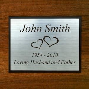 The Perfect Silver Flat Plaque - Personalized Engraving