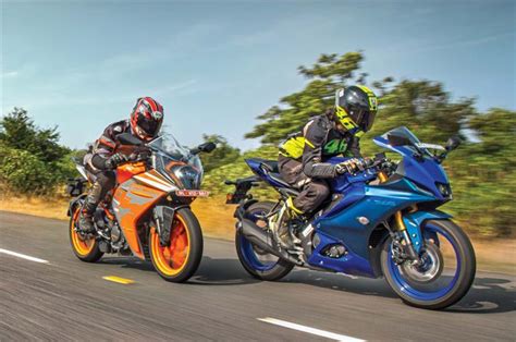 KTM RC 200 vs Yamaha YZF-R15 V4 comparison - Introduction | Autocar India