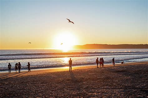 Coronado Beach Sunset Coronado Beach California San Diego Photograph by Toby McGuire - Pixels