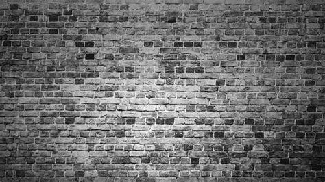 Download wallpaper 1600x900 brick wall, black and white, 16:9 ...